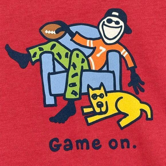 -Life Is Good Jake and Rocket Game On Mens T-Shirt NWT - Picture 4 of 9